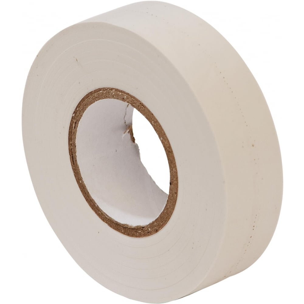 19mm 20m Electrical Adhesive PVC Insulation Tape Flame Retardant - White