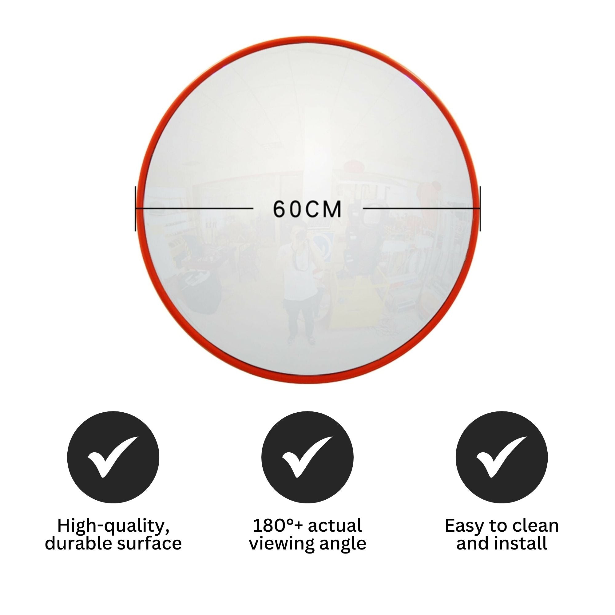 Indoor Convex Mirrors - 60cm