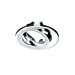 Traditional IP65 Round Fire Rated Bezels for Tilt ProKnight - Brushed Chrome