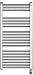500W Chrome Heated Towel Rail With Thermostat & Manual Temperature Selector