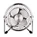 USB 4" Portable Fan - Chrome