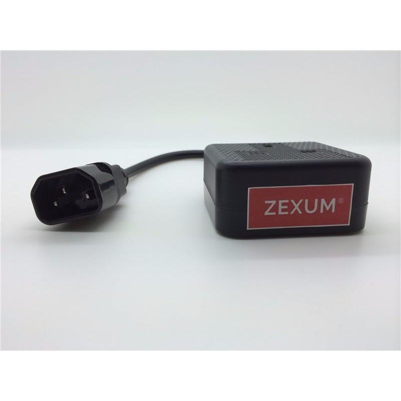 Deluxe IEC C14 Male to 13A 1 Gang UK Mains Socket Adapter - 10m