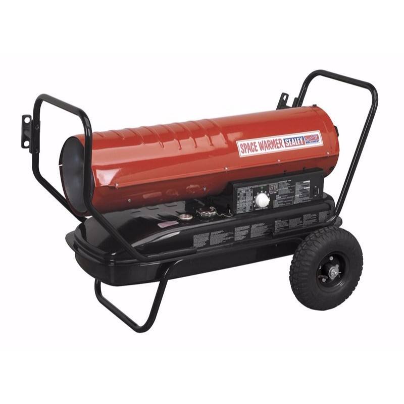 Portable Space Warmer Diesel Heater 100kBtu/hr with Wheels
