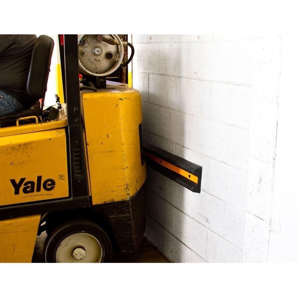 Rubber Wall Protector - Black & Yellow