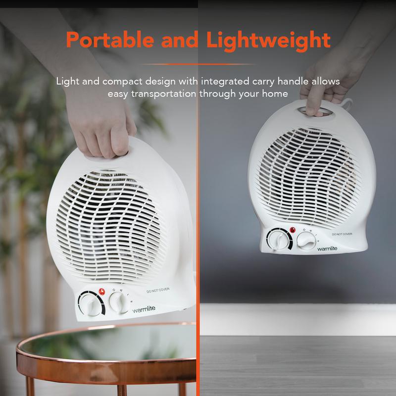 2kW Upright Fan Heater