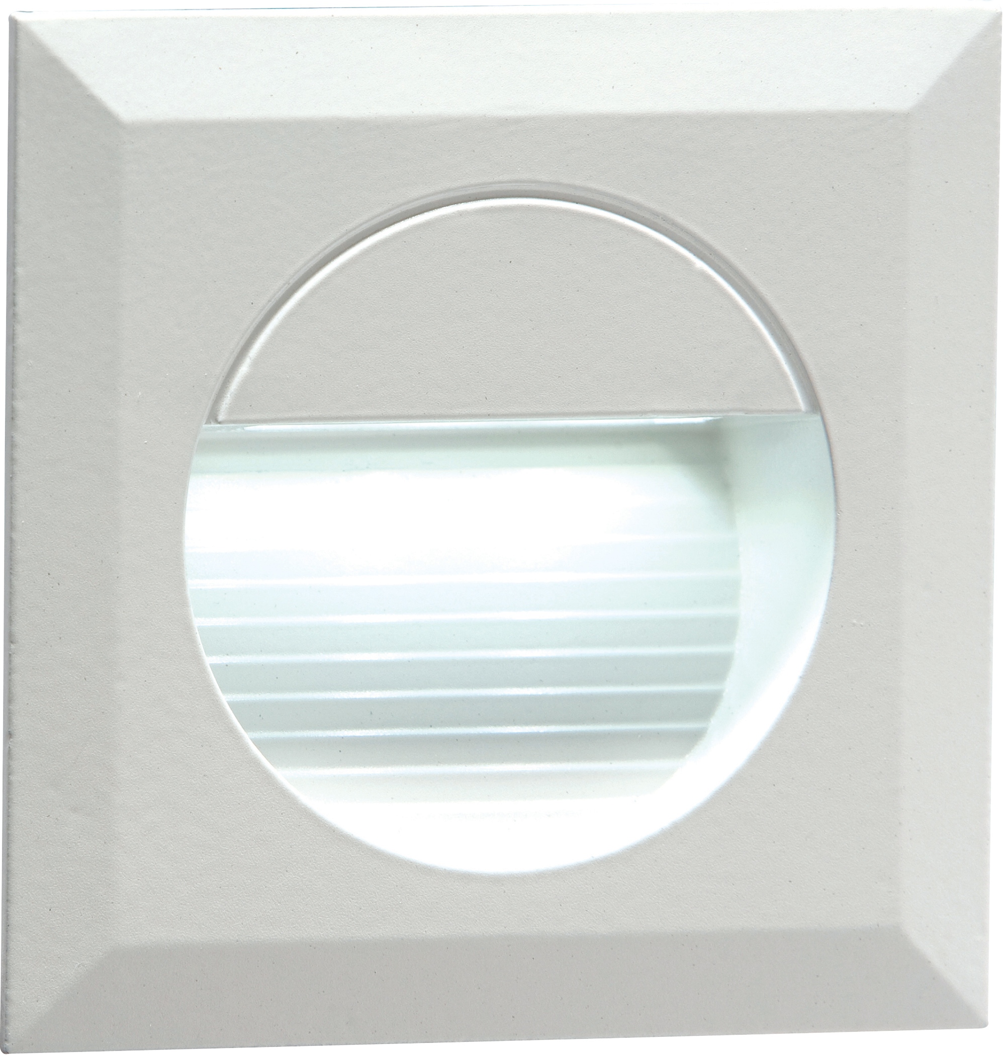 IP54 Square LED Recessed Stair & Wall Guide Light - White