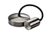 6 Inch E27 Contemporary Pendant Set - Black Nickel