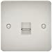 Flat Plate Telephone master socket -pearl