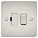 Flat Plate 13A switched fused spur unit - pearl