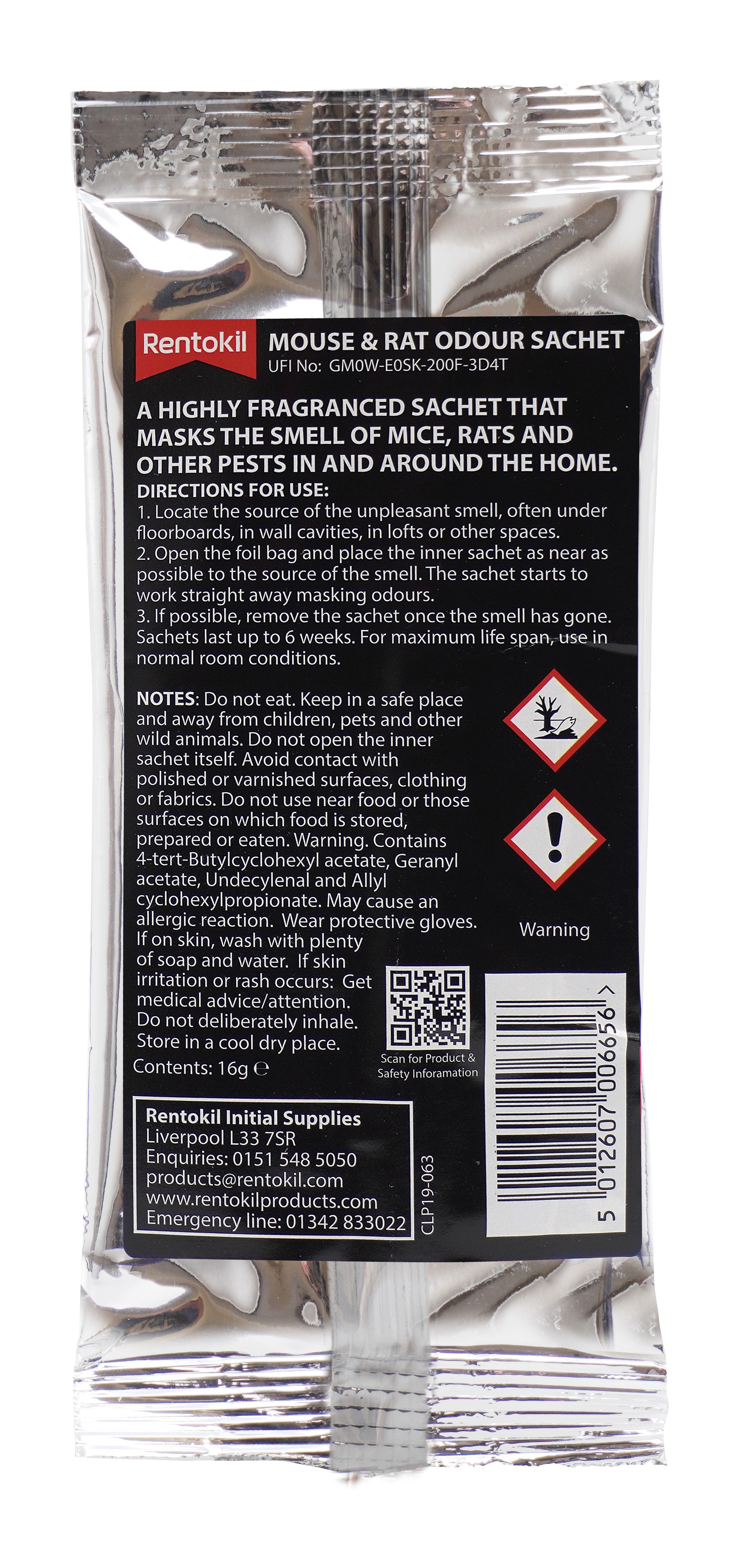 Mouse & Rat Odour Sachets