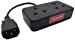Deluxe IEC C14 Male to 13A 2 Gang UK Mains Adapter Trailing Socket Lead - 5m