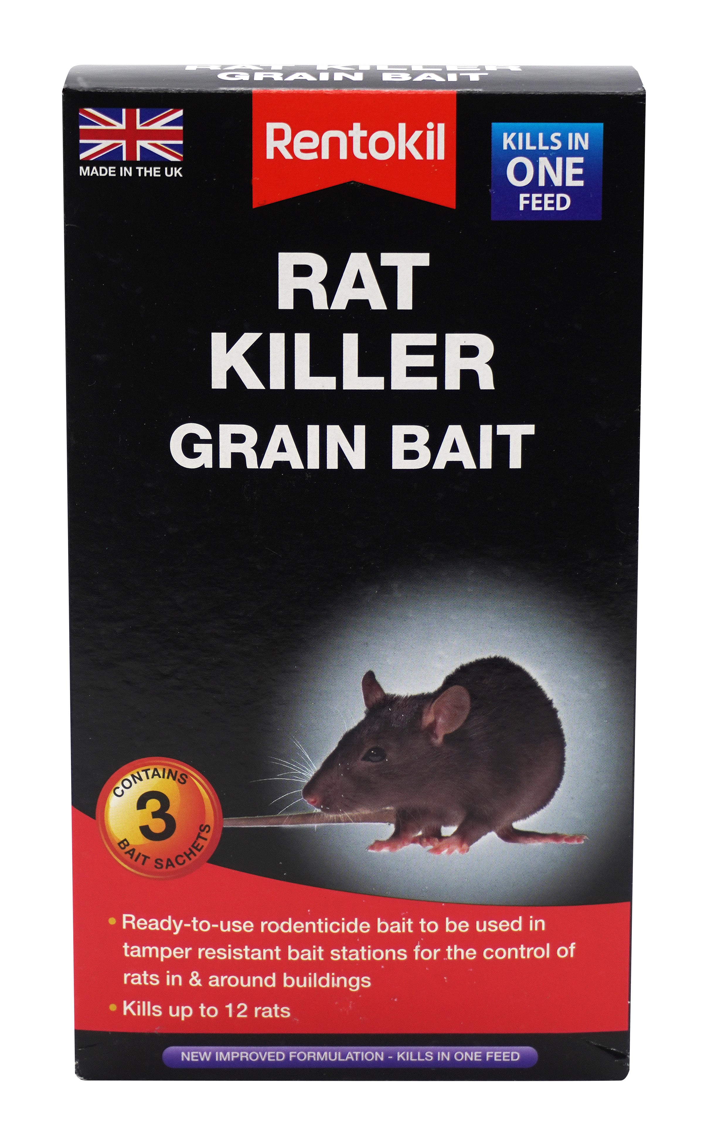 Rat Killer Grain Bait - 3 Sachet