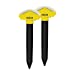 Solar Sonic Mole Repeller, Twin Pack