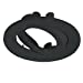 Traditional IP65 Round Fire Rated Bezels for Tilt ProKnight - Black