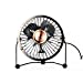 4 Inch Mini USB Metal Desk Fan (Brass)