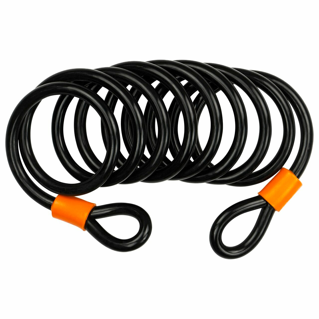 500cm Double Loop Spiral Security Cable with Eyelets