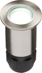 Small Stainless Steel LED Ground Light - White