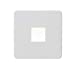 Screwless 230V LED Plinth Light - Matt White