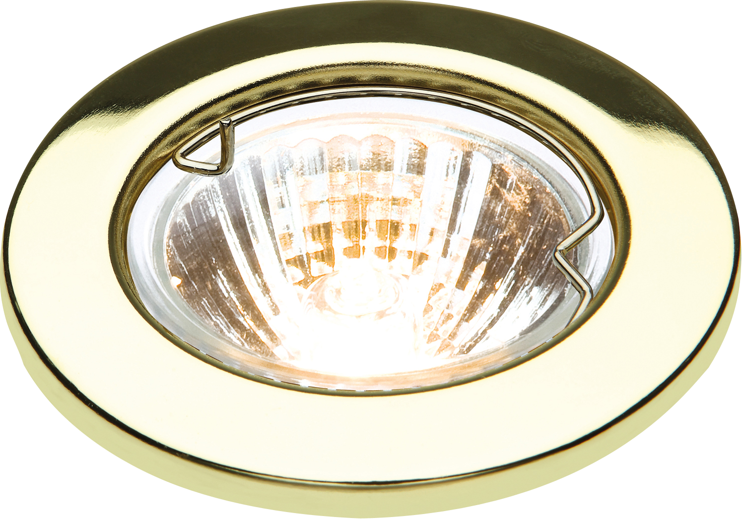 IP20 12V 50W max. L/V Downlights with Bridge - Brass