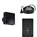 4 LED Backlit Wall & Ceiling Extractor Fan With Timer