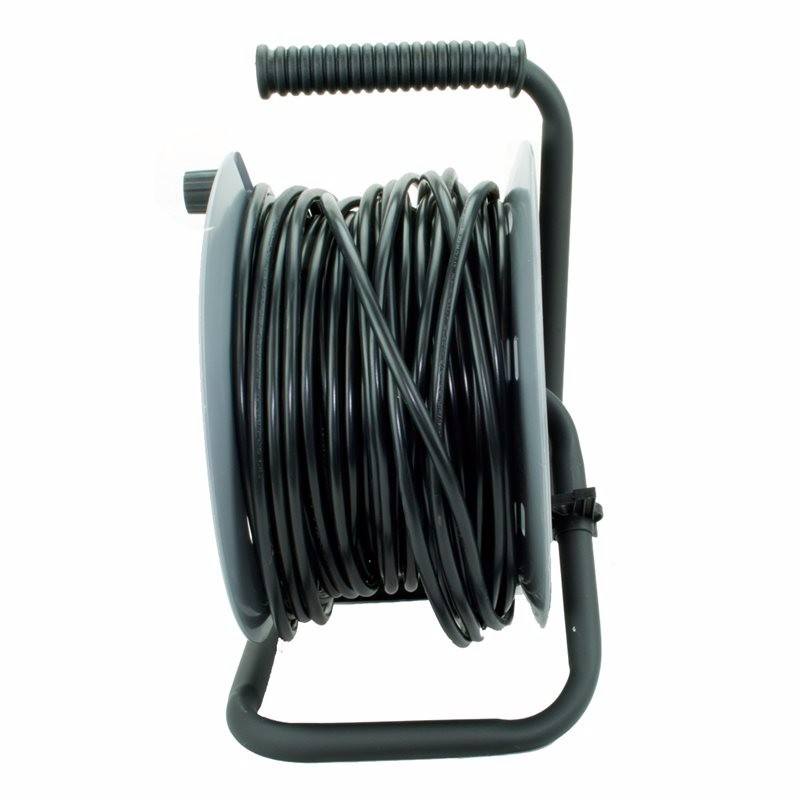 4 Gang 50m Heavy Duty Cable Reel with Thermal Cut Out