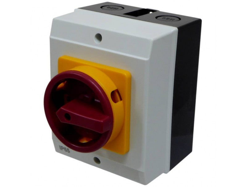 32A 4 Pole 230V-415V Large IP65 Industrial Rotary Isolator