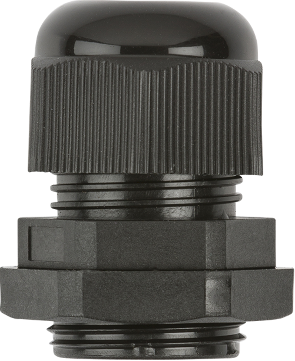 M20 IP66 Nylon Cable Gland with Locknut - 10 Pack