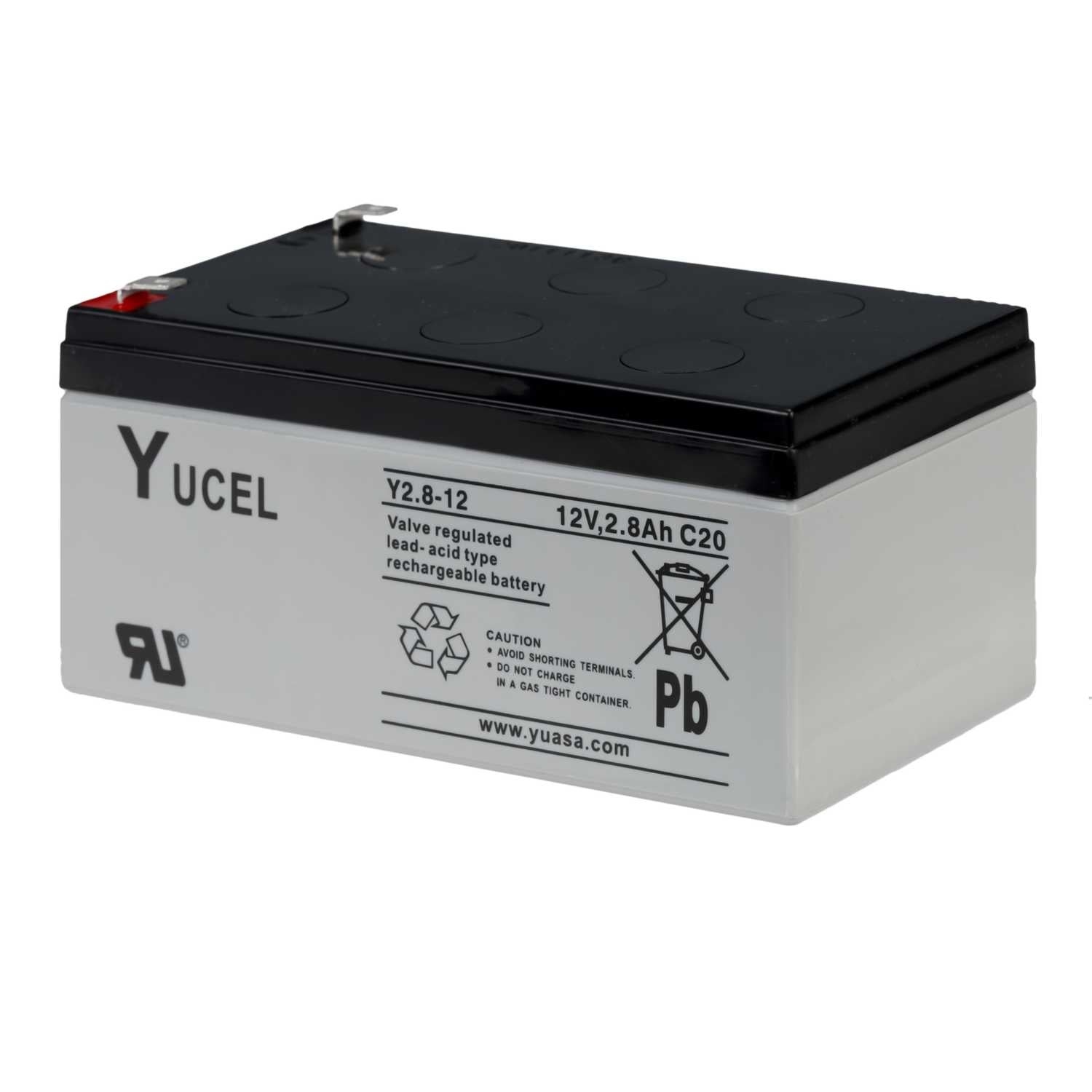 12V 2.8Ah Sealed Lead Acid Battery
