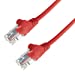 1m RJ45 CAT6 UTP Stranded Flush Moulded LS0H Network Cable - 24AWG - Red
