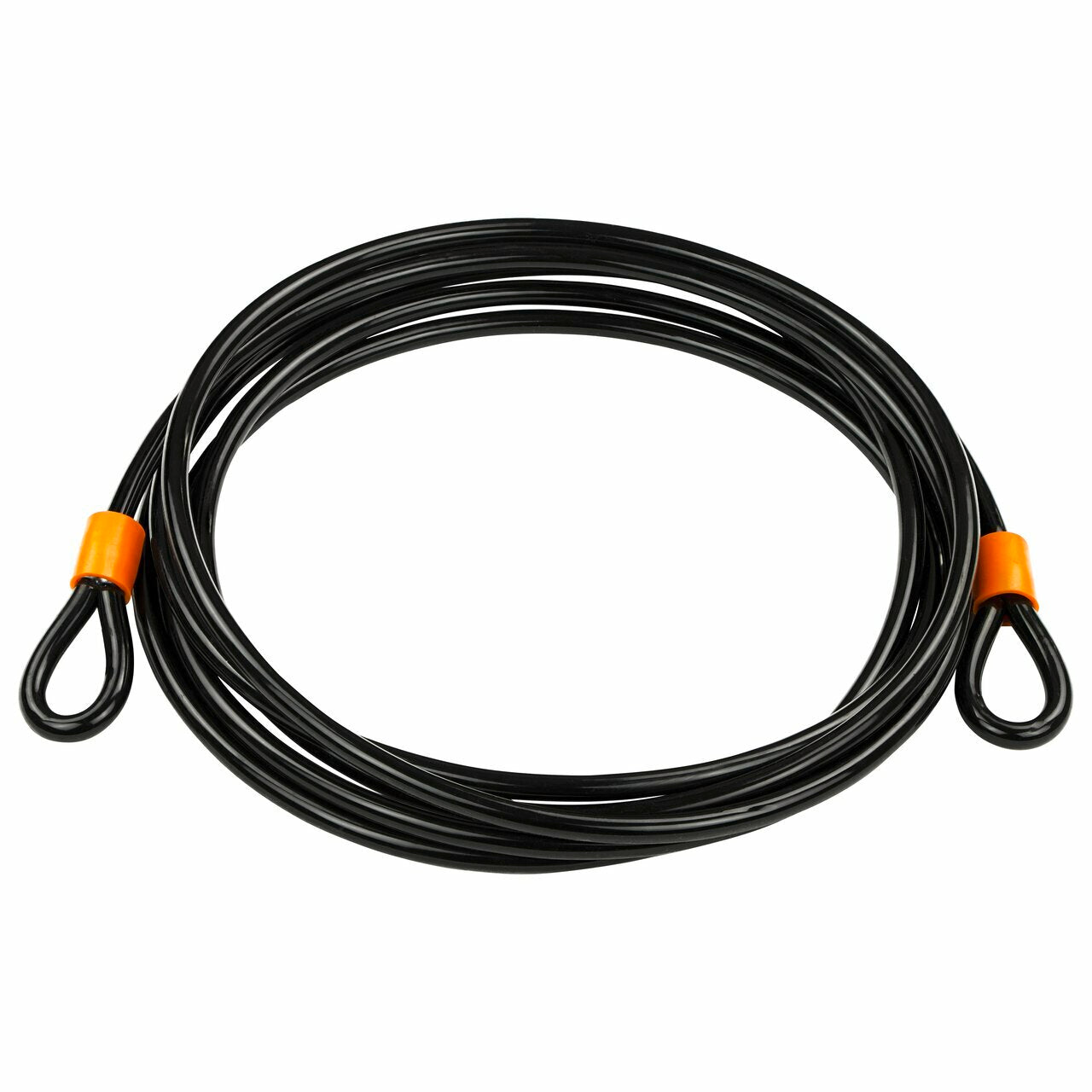 500cm Double Loop Spiral Security Cable with Eyelets