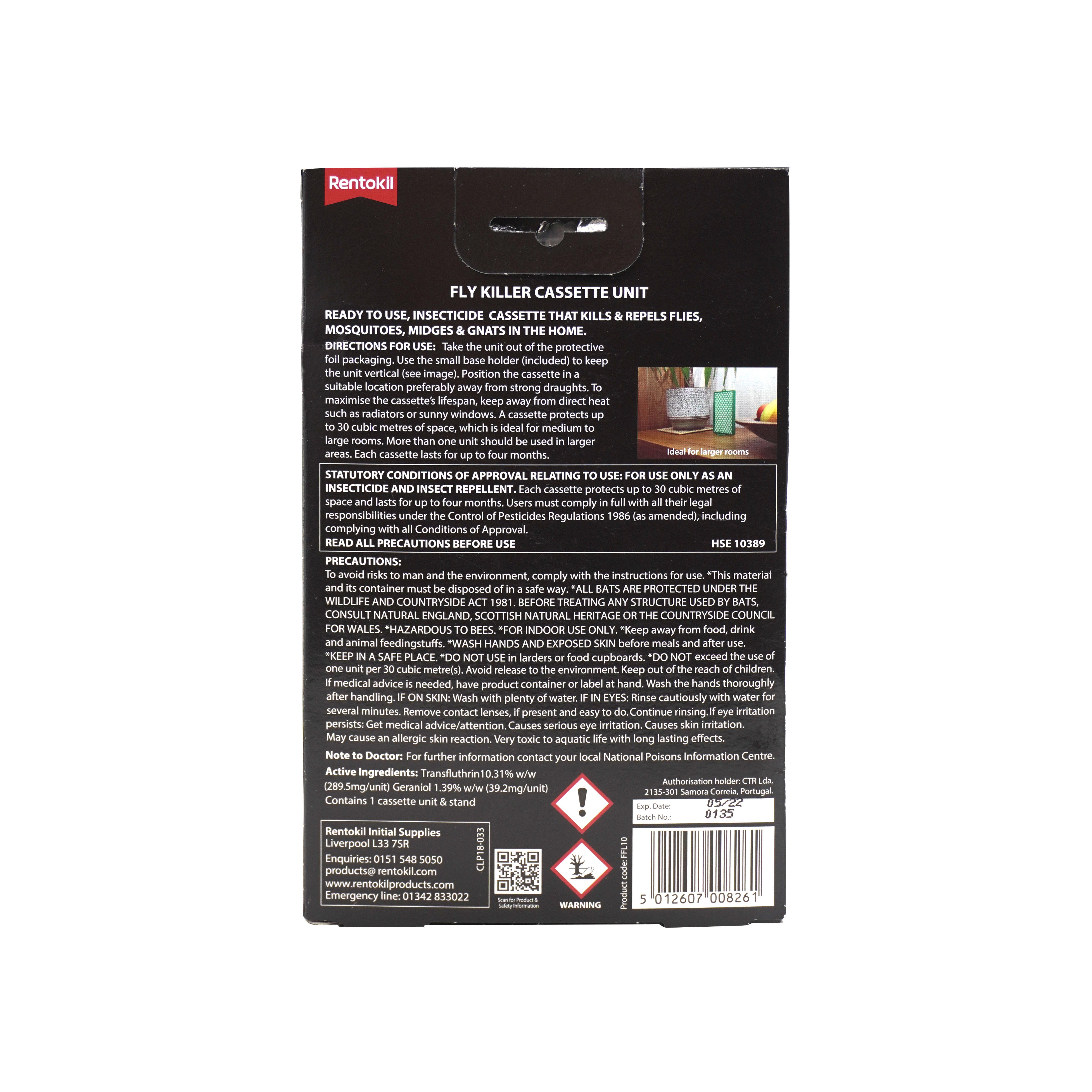 Fly Killer Cassette Unit