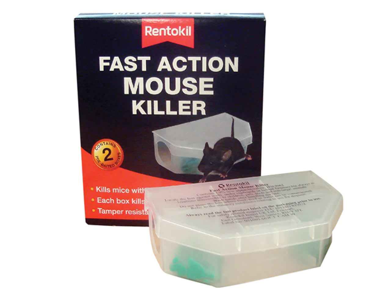 Fast Action Mouse Killer - Twin Pack