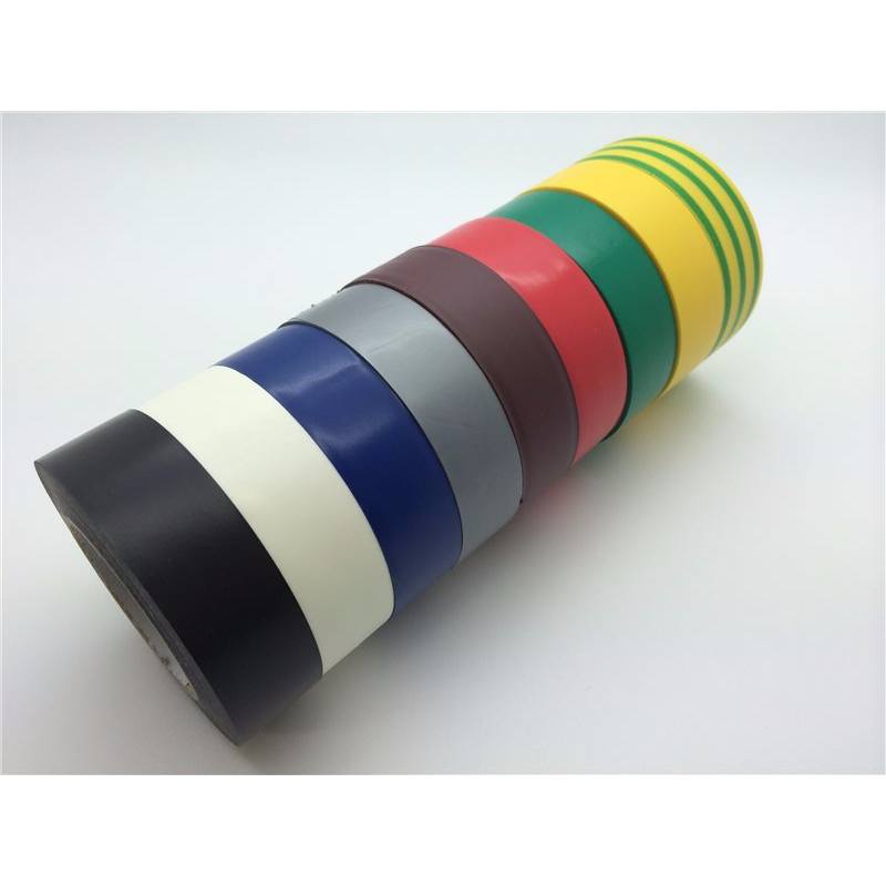 19mm 20m Electrical Adhesive PVC Insulation Tape Flame Retardant - Red