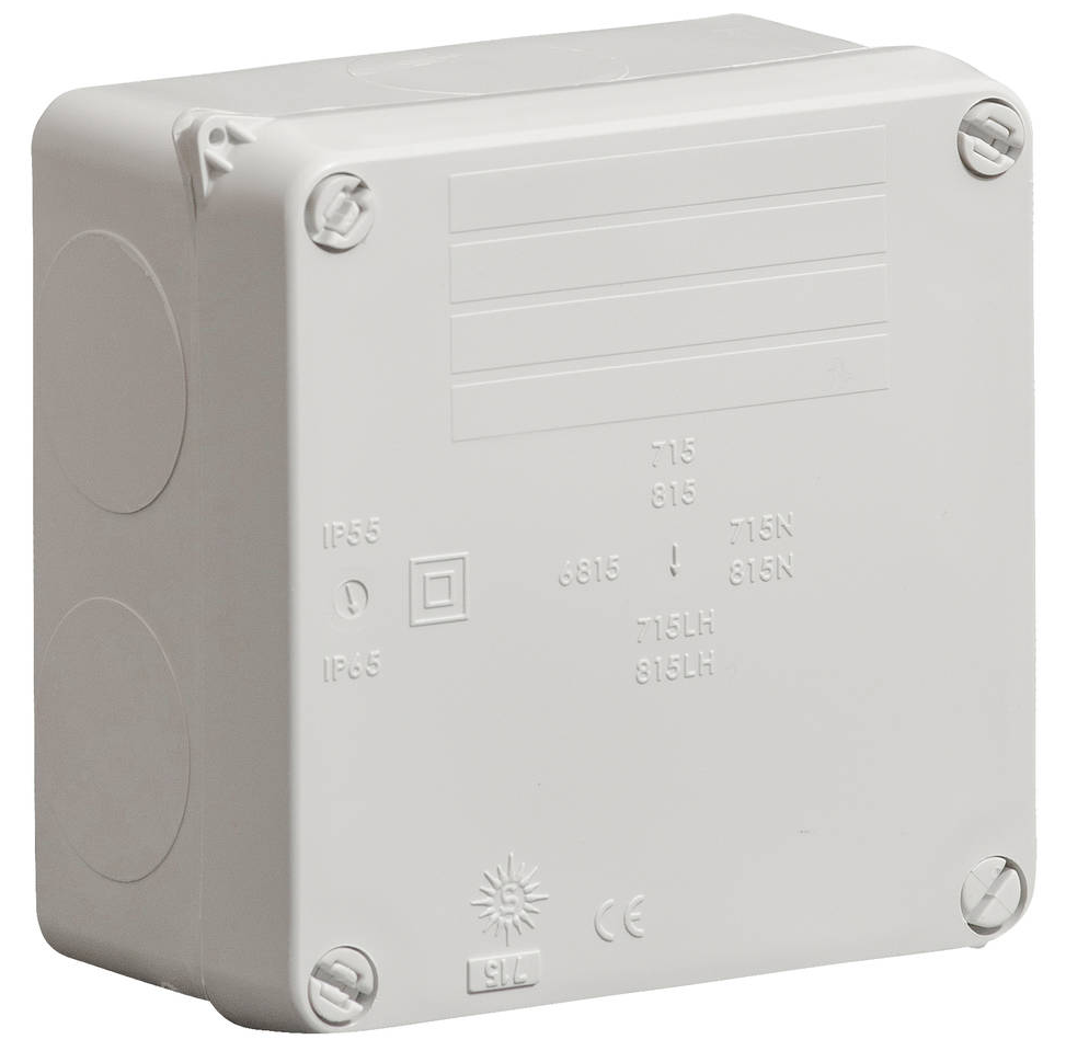 Junction Box - Light Grey -110x110x60mm