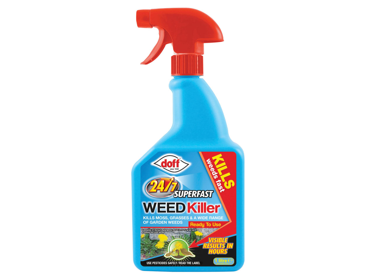 24/7 Fast Acting Weedkiller 1L RTU