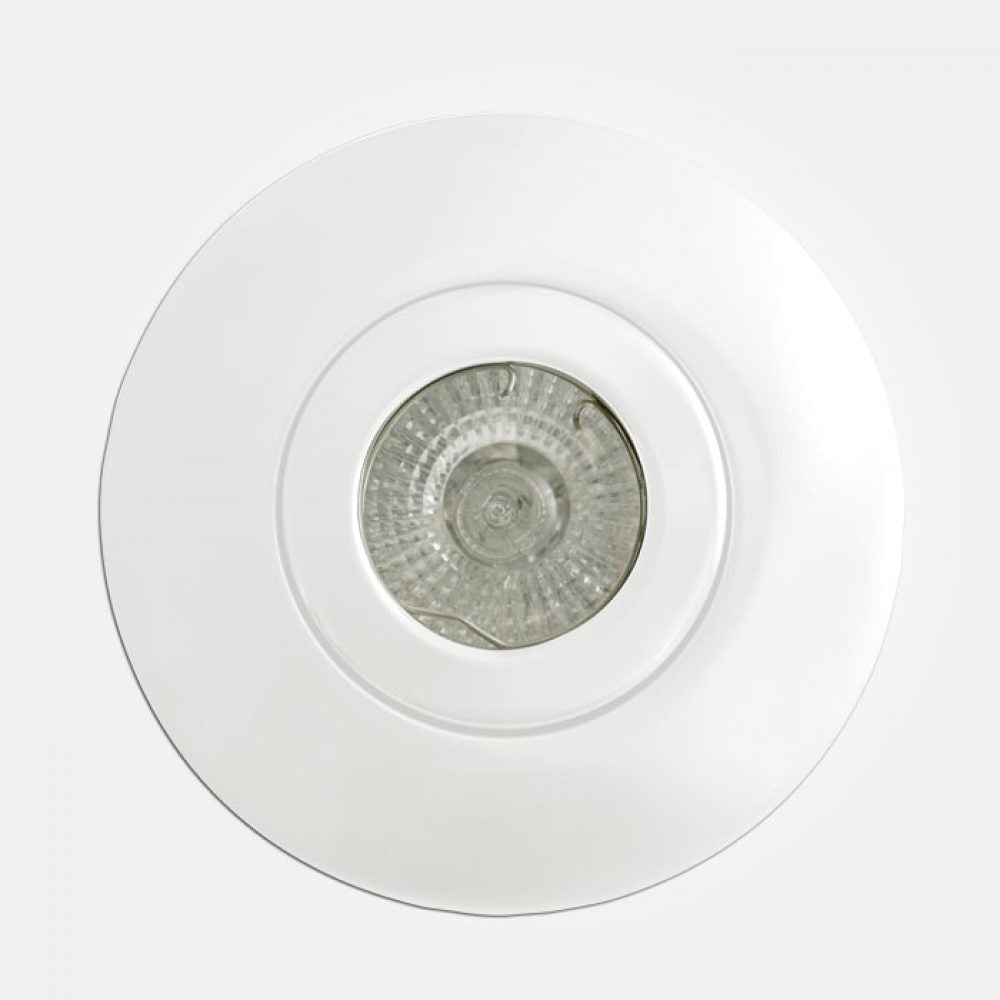 LED Compatible Recessed Downlight Hole Converter Lighting Fixture Kit - White