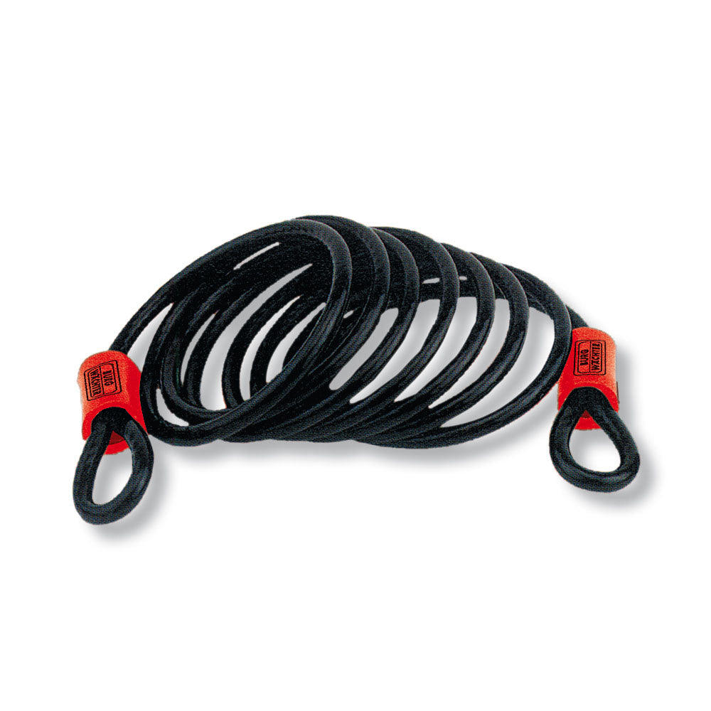500cm Double Loop Spiral Security Cable with Eyelets