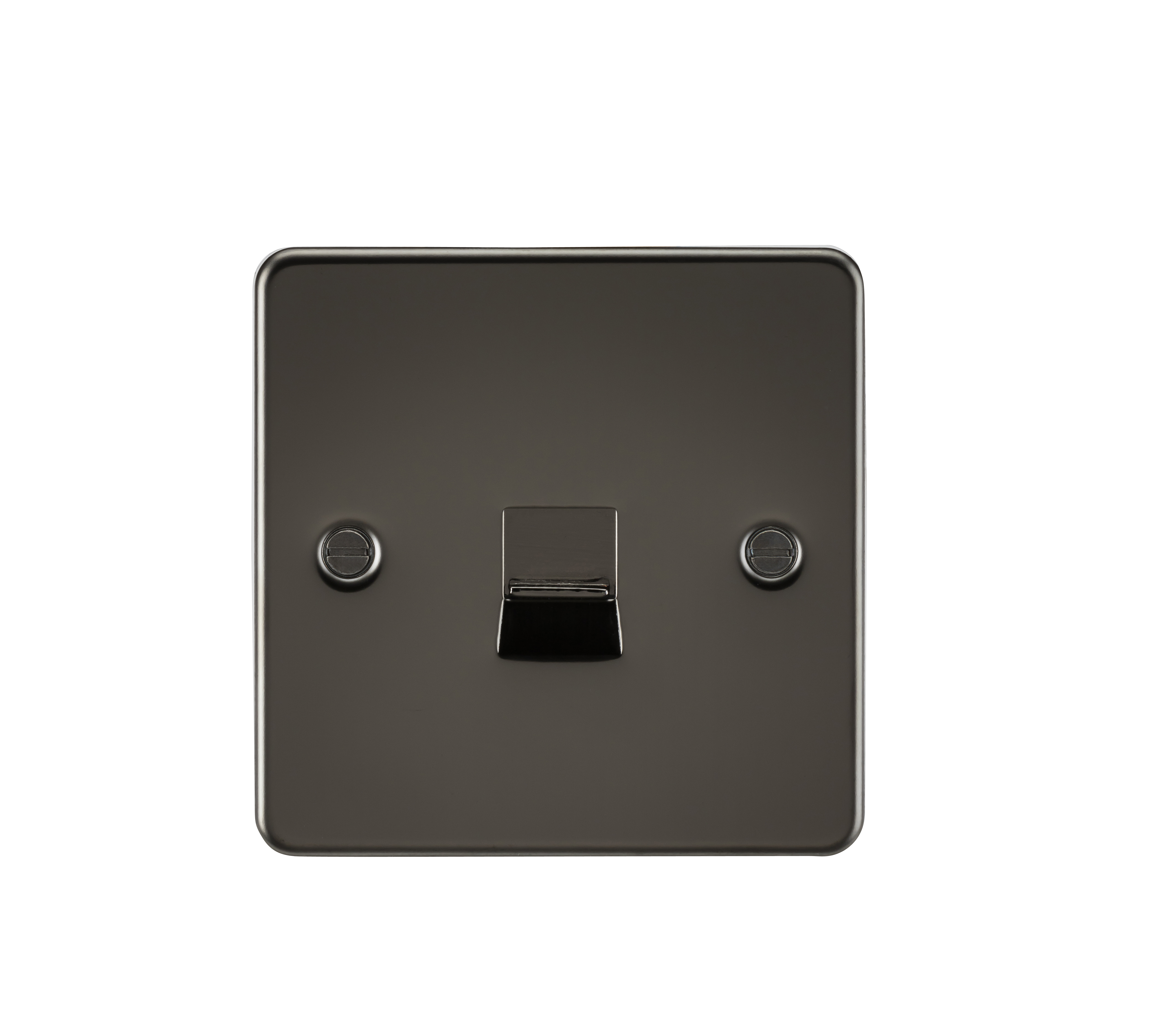 Flat Plate Telephone master socket - gunmetal