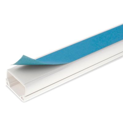 40x25 Self Adhesive Mini Trunking, 1m