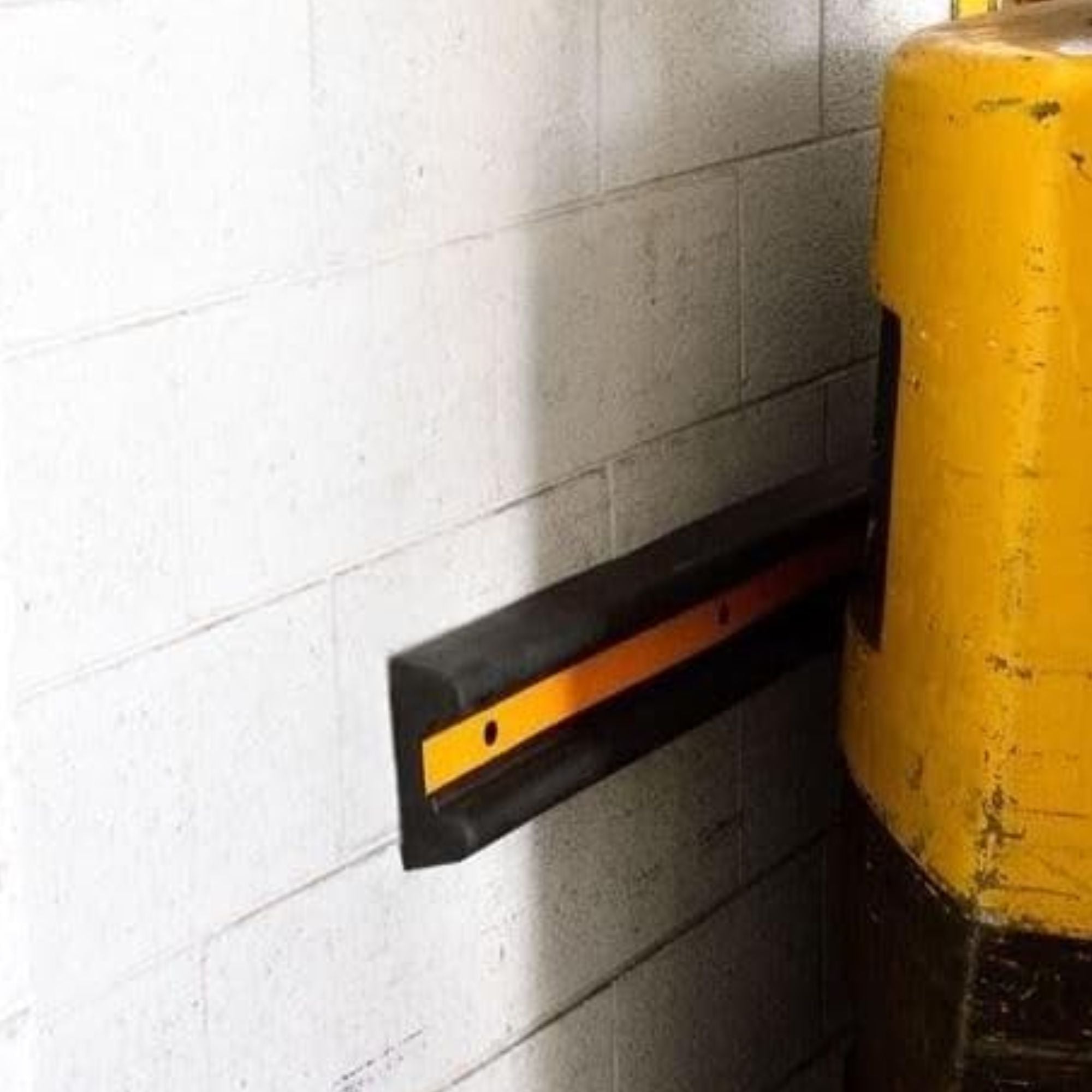 Rubber Wall Protector - Black & Yellow
