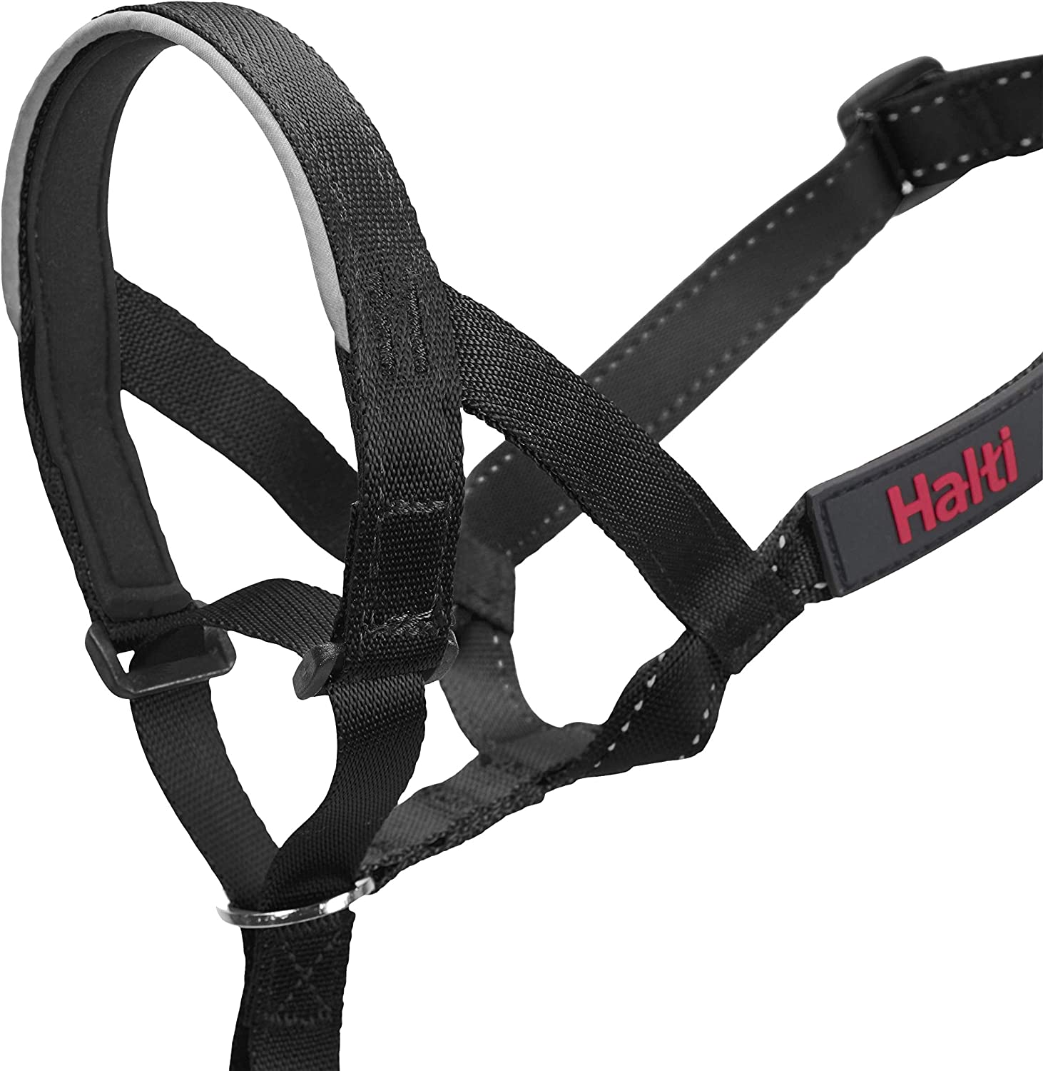 Dog Headcollar, Black, Size 4
