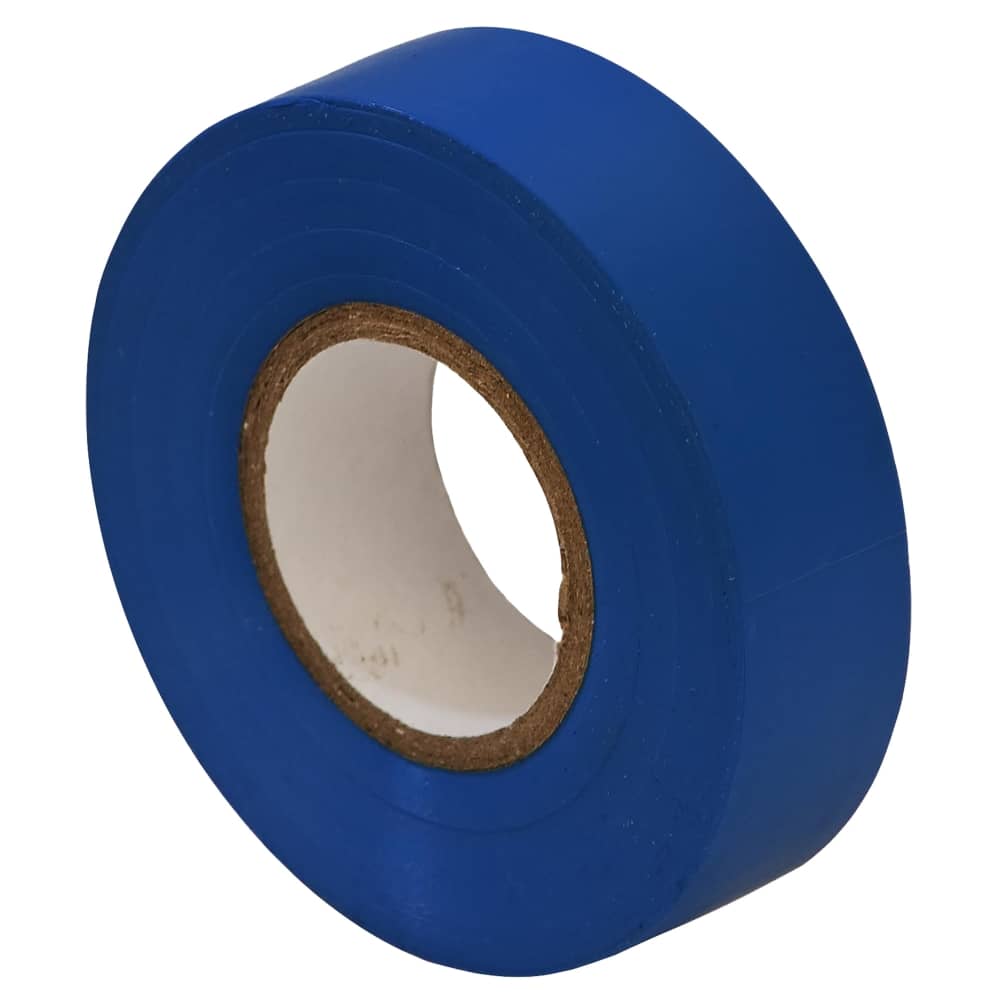 19mm 20m Electrical Adhesive PVC Insulation Tape Flame Retardant - Blue