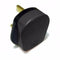 13A Black Plastic Electrical Safety UK 3 Pin Plug Top