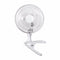 White 6 Inch Clip On Portable Cooling Fan