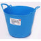26L Heavy Duty Flexi Flexible Garden Container Storage Bucket Tub - Blue