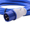 16A Blue Male - 4 Gang Hook Up Cable - 1m