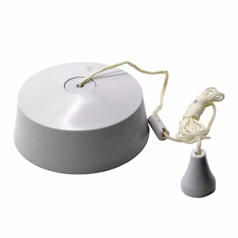 6 Amp White Two Way Bathroom Ceiling Light Pullcord Switch