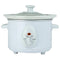 1.5 Litre Round Slow Cooker - White