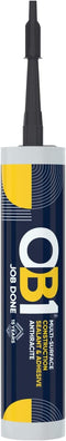 OB1 290ml Multi-Surface Construction Sealant & Adhesive, Anthracite