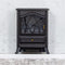 Benross 1800W Freestanding Cast Iron Effect Electric Fire Stove Heater, Black